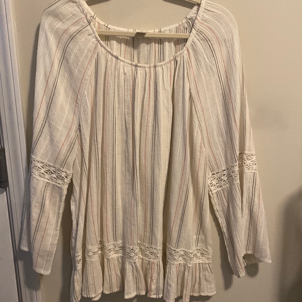 Style and Co. Bohemian Blouse- Gently Worn!